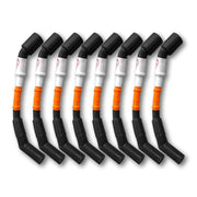 Corvette Kooks 10mm Spark Plug Wires - Orange w/Black Boots (8 pc. Set)1997-2019