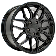 C8 Corvette Z06 Style Reproduction Wheels : Gloss Black