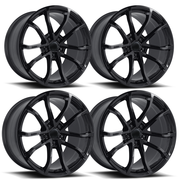 Corvette Centennial Cup Style Flow Formed Reproduction Wheels (Set) : Gloss Black