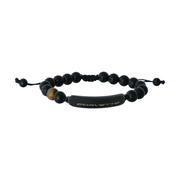 C8 Corvette Black & Tiger Eye Stone Bracelet