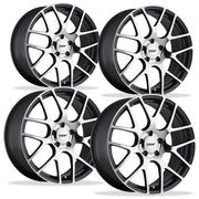 Corvette Wheels - TSW Nurburgring (Set) : Gunmetal with Machined Face