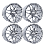 C8 Corvette Z06 Style Flow Formed Reproduction Wheels (Set) : Chrome