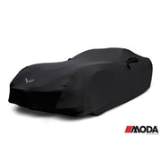 Corvette Coverking Moda Stretch Satin Car Cover - Black - Indoor : C7 Stingray, Z51, Z06, Grand Sport