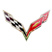 Corvette Flags Metal Wall Sign - 22" x 15" : C7 2014–2019