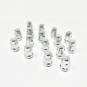Corvette Gorilla Lug Nuts and Wheel Locks - Chrome (Set) : 1997-2019 C5,C6,C7,Z06,ZR1,Grand Sport
