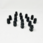 Corvette Gorilla Lug Nuts and Wheel Locks - Gloss Black (Set) : 1997-2019 C5,C6,C7,Z06,ZR1,Grand Sport