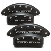 Corvette Brake Caliper Cover Set : 2006-2013 Z06 & Grand Sport - Stealth Black Series
