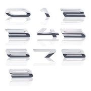 Corvette Custom HP Billet Chrome Badge - Numbers Only