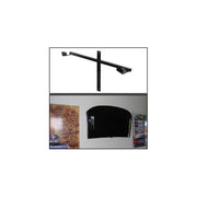 Corvette Coupe Wall Mount Roof Rack : C6 & C7