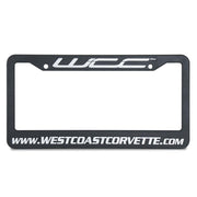 Corvette License Plate Frame with WCC Logo
