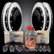 Corvette Brake Package - Baer EradiSpeed Plus Rotors/Hawk Pads : 1997-2013 C5,C6
