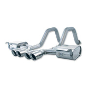 Corvette Exhaust System - B&B PRT w/Quad Round Tips : 1997-2004 C5 & Z06
