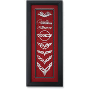 C1-C8 Corvette Emblem Shadow Box