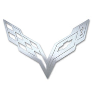 Corvette C7 Wall Hanging Crossed Flag Emblem