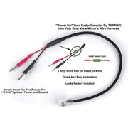 Corvette C6 - MirrorTap for 9500I Radar Detector