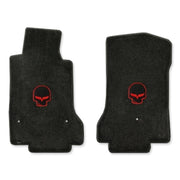 Corvette Lloyd Ultimat Floor Mats - Red Jake - C6 Late 2005-2007.5 Front (Post Anchor)