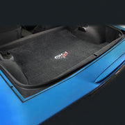 Corvette Convertible Cargo Mat - Velourtex 60th Anniversary above Flags : C6 or Grand Sport - Ebony