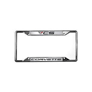 Corvette License Plate Frame - Chrome : 1997-2004 C5