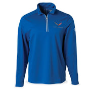 C7 Corvette Under Armour Qualifier Quarter Zip Jacket : Royal Blue