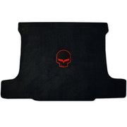 Corvette Cargo Mat - Jake Skull Design - Red - Convertible : 2005-2013 C6, Grand Sport