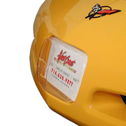 Corvette License Plate Frame - Clear : 1997-2004 C5 & Z06