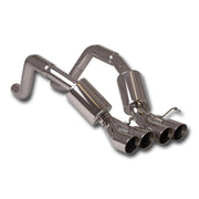Corvette Exhaust System - B&B Bullet with 4" Quad Round Tips : 2006-2013 C6 Z06 & ZR1