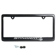 Corvette License Plate Frame - Carbon Fiber : C7 Stingray