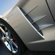 Corvette Fender Spears Billet Chrome 6 Pc. (Set) : 2005-2013 C6