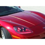 Corvette Hood Stripes / LS2 Corvette Decals : 2005-2007 C6