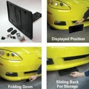 Corvette Show & Go Front License Plate Frame - Non-Motorized: 1997-2013 C5, C6