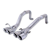 Corvette Exhaust System - B&B Bullet w/Quad 4.0" Round Tips : 2005-2008 C6