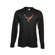 Next Generation Corvette Carbon Flash Long Sleeve T-Shirt - Black or Grey