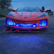 C8 Corvette Z06 Convertible - Side Cove / Lower Rear Fascia / Front Grill LED Lighting Kit - RGB