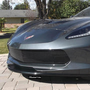 Corvette Lower Valance Grille : C7 Stingray - Black Wrinkle Powder Coated