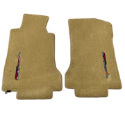 Corvette Lloyd Ultimat Floor Mats - Cashmere with Corvette Racing : 2005-2007.5 C6 (Post Anchor)