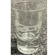 Corvette Shot Glass with C6 Z06 Logo : Flared