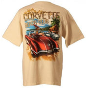 C1 Corvette Beach Club Tee : Tan (Large)