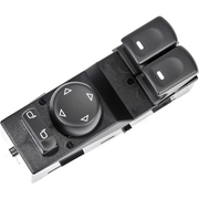 Corvette Driver Master Window Switch - GM OEM Replacement - Black : C6 2005-2013