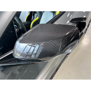 C8 Corvette 5VM Dry Carbon Fiber Mirror Covers : 2020 - 2024 C8 Corvette, Z51, Z06, E-Ray