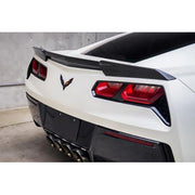 C7 Corvette Rear Spoiler - M-Spec Trufit Duck Bill Rear Spoiler - Carbon Fiber : C7 Stingray, Z51