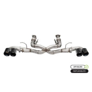 Corvette C8 Corsa RWD 3in Xtreme Cat-Back Exhaust w/4.5in Carbon Fiber BlackPVD Tip 2020-2024