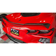 C8 Corvette AGM Visible Carbon Fiber or Carbon Flash Z51 Spoiler and Wickers