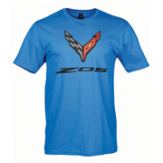 C8 Corvette Z06 T-Shirt : Blue