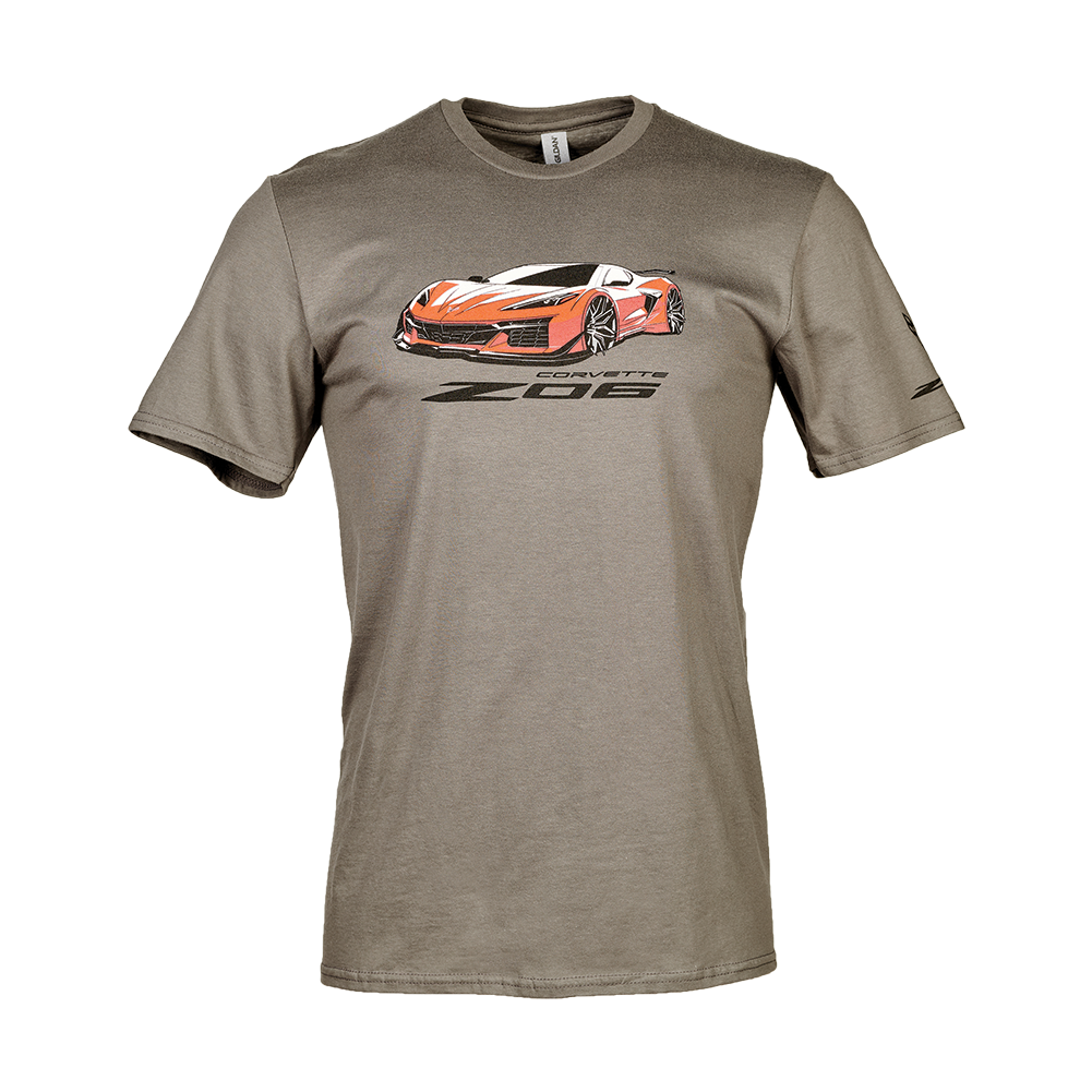 T Shirt Corvette Nouvelle Génération C1 C8 Génération: Graphite Chiné (grand) Un - Foto 11