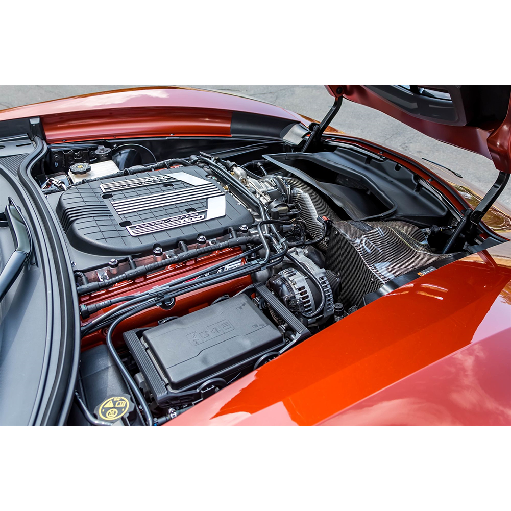 Halltech Powder C7 Corvette Halltech Carbon Fiber Air Intake : 2015-2019 C7 Z06 LT4 On ...