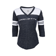 C8 Corvette Ladies Glory Days ¾ Sleeves Tee