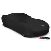 Corvette Moda Stretch Satin Car Cover - Black - Indoor : 2005-2013 C6, Z06, ZR1, Grand Sport