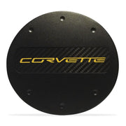 C7 Corvette - Billet Fuel Door - Black Powder Coat : Stingray, Z51