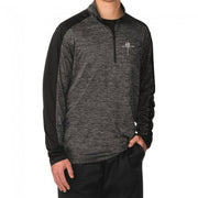 C7 Corvette Stingray Quarter-Zip Pullover : Gray Black / Electric Black