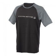 C7 Corvette Stingray Reverse-Mesh Tee : Black, Gray